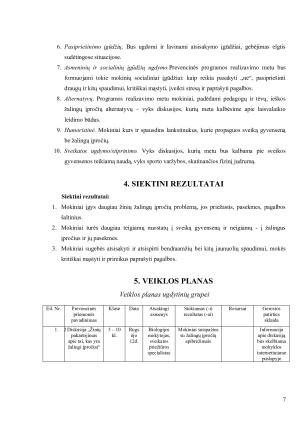 PREVENCINĖ PROGRAMA. Paveikslėlis 7