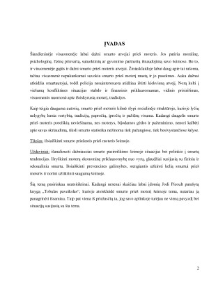 Smurtas prieš moteris šeimoje. Paveikslėlis 2