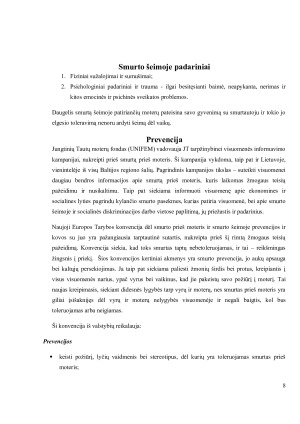 Smurtas prieš moteris šeimoje. Paveikslėlis 8