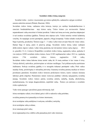 Vaikų dienos centro pagalba socialinės rizikos šeimai. Paveikslėlis 5