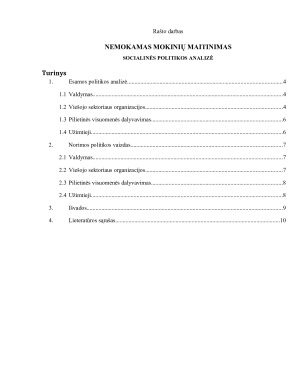 NEMOKAMAS MOKINIŲ MAITINIMAS. Paveikslėlis 1