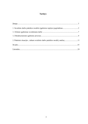 SOCIALINIO DARBO PRAKTIKOS MODELIO    STIPRYBĖS AKCENTUOJANČIO POŽIŪRIO PAGRINDU. Paveikslėlis 2