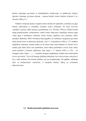 SOCIALINIO DARBO PRAKTIKOS MODELIO    STIPRYBĖS AKCENTUOJANČIO POŽIŪRIO PAGRINDU. Paveikslėlis 8