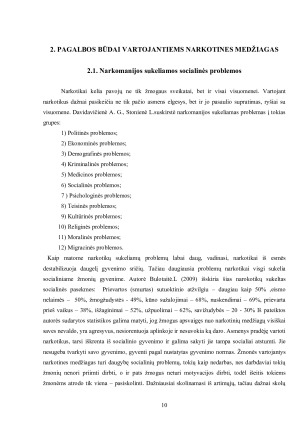 NARKOMANIJA KAIP SOCIALINĖ PROBLEMA. Paveikslėlis 10