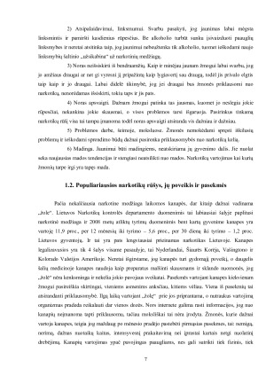 NARKOMANIJA KAIP SOCIALINĖ PROBLEMA. Paveikslėlis 7