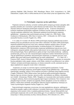 GLOBOJAMŲ PAAUGLIŲ BENDRAVIMO SU TĖVAIS IR GLOBĖJAIS PSICHOLOGINIO ATSPARUMO REIKŠMĖ PSICHOLOGINIAM - SOCIALINIAM FUNKCIONAVIMUI. Paveikslėlis 4