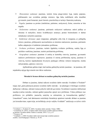 DARBAS SU MAŽIAU GALIMYBIŲ TURINČIU JAUNIMU. Paveikslėlis 6