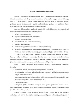 Vertybinės nuostatos dirbant su rizikos grupės asmenimis. Paveikslėlis 4