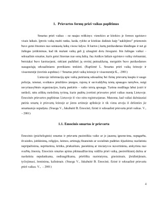Smurtas prieš vaikus, kaip socialinė pedagoginė problema. Paveikslėlis 4