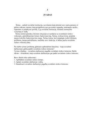 SOCIALINIO DARBUOTOJO VEIKLA PADEDANT SOCIALINĖS RIZIKOS ŠEIMOMS. Paveikslėlis 3