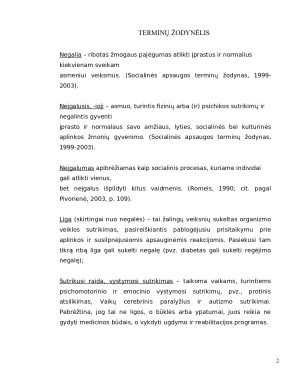 NEĮGALIŲJŲ SOCIALINĖ INTEGRACIJA ŠVIETIMO ĮSTAIGOSE. Paveikslėlis 2