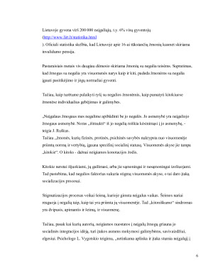 NEĮGALIŲJŲ SOCIALINĖ INTEGRACIJA ŠVIETIMO ĮSTAIGOSE. Paveikslėlis 6