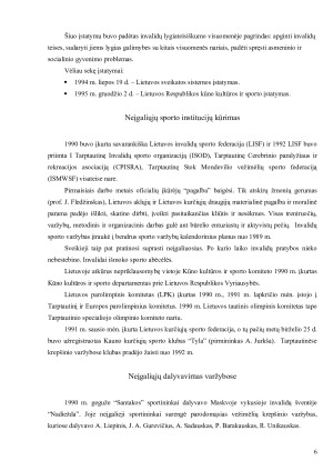 NEĮGALIŲJŲ INTEGRACIJA Į VISUOMENĘ SPORTO IR FIZINIO AKTYVUMO SRITYSE. Paveikslėlis 6