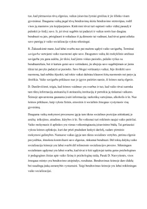 ŠEIMOS ĮTAKA VAIKŲ SOCIALIZACIJAI. Paveikslėlis 6