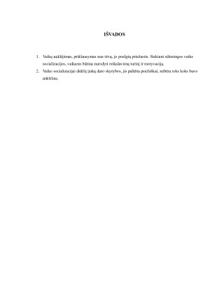 ŠEIMOS ĮTAKA VAIKŲ SOCIALIZACIJAI. Paveikslėlis 9