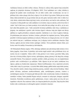 ŠEIMOS ĮTAKA VAIKO SOCIALIZACIJAI. Paveikslėlis 10