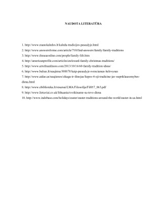 JAV ŠEIMA. Šeimos edukologijos projektinis darbas. Paveikslėlis 10