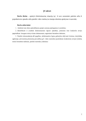 Diskriminacinio atvejo analizė. Paveikslėlis 2