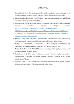 Diskriminacinio atvejo analizė. Paveikslėlis 8