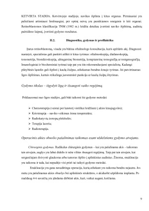 VAIKŲ ONKOLOGINĖS LIGOS - RETINOBLASTOMA. Paveikslėlis 9