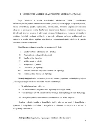 APGYVENDINIMO ĮSTAIGŲ KLASIFIKAVIMAS PAGAL KRITERIJUS. Paveikslėlis 9