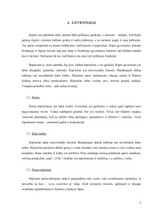 Dalykinio komunikavimo su Kipro atstovais analizė. Paveikslėlis 4