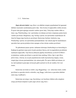 Ekstremalaus turizmo rinkos Lietuvoje analizė. Paveikslėlis 10