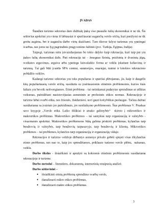 ETINĖS PROBLEMOS REKREACIJOJE IR TURIZME. Paveikslėlis 3