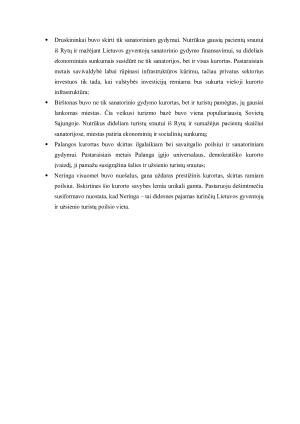 Gamtinės rekreacijos analizė Lietuvos kurortuose ir kurortinėse teritorijose. Paveikslėlis 8