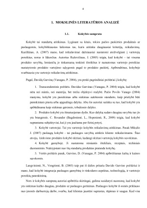 Įmonės taikomų paslaugų kokybės užtikrinimo priemonių analizė ir gerinimo pasiūlymai. Paveikslėlis 4