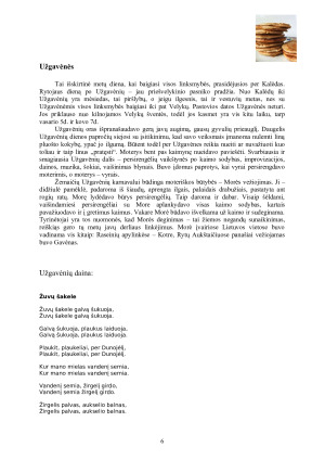 Kalendorinės lietuvių liaudies dainos. Paveikslėlis 6
