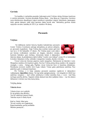 Kalendorinės lietuvių liaudies dainos. Paveikslėlis 7
