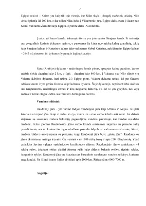 Lietuvos ir Egipto turizmo sektorių palyginamoji analizė. Paveikslėlis 6