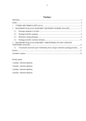 Maitinimo paslaugų kokybės vertinimas Virkštininkų dvaro užeigoje. Paveikslėlis 2