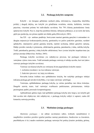Maitinimo paslaugų kokybės vertinimas Virkštininkų dvaro užeigoje. Paveikslėlis 9