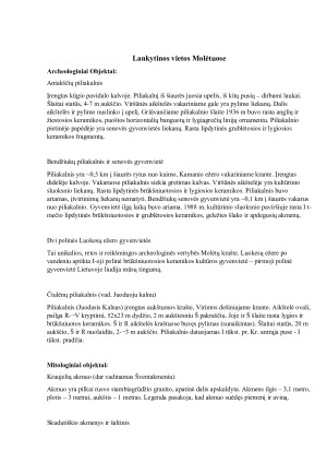 Molėtų rajono turizmo išteklių vertinimas ir darnios plėtros krypčių rekomendacijos. Paveikslėlis 5