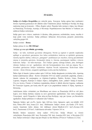 Projektinis darbas – Italijos Lacijaus regiono turizmo išteklių. Paveikslėlis 3