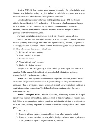 Šiuolaikinės tarptautinio turizmo tendencijos. Paveikslėlis 10