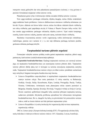Šiuolaikinės tarptautinio turizmo tendencijos. Paveikslėlis 7