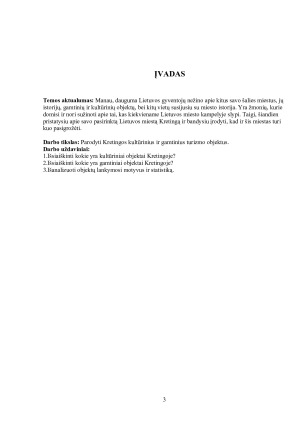 Turizmo objektai Kretingoje. Paveikslėlis 3