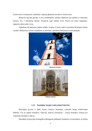 Turizmo objektai Kretingoje. Paveikslėlis 6