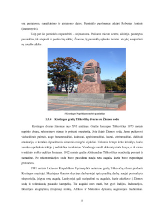 Turizmo objektai Kretingoje. Paveikslėlis 8