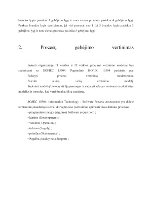 ISO IEC 15504 - Procesų vertinimas”. Paveikslėlis 5