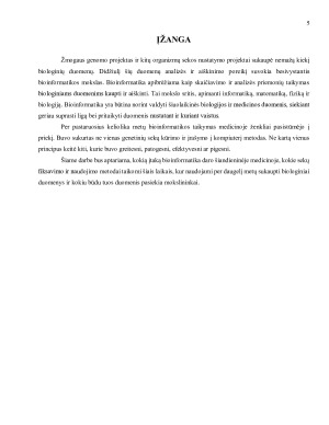 BIOINFORMATIKOS TAIKYMAI MEDICINOJE. Paveikslėlis 5