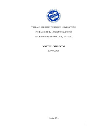 DIRBTINIS INTELEKTAS. Paveikslėlis 1