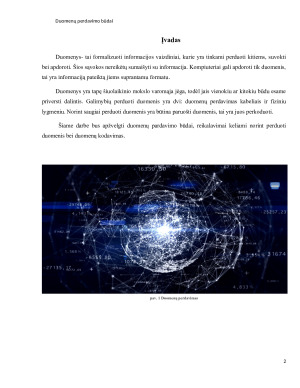 Duomenų perdavimo ir skaitmeninio kodavimo metodų analizė. Paveikslėlis 2