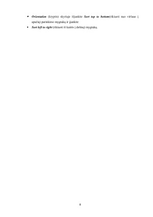 El. Skaičiuoklės sąrašas  kūrimas ir duomenų apdorojimas. Paveikslėlis 8