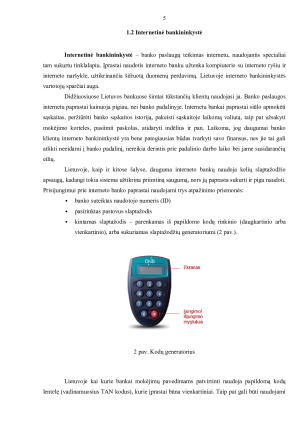 ELEKTRONINĖ BANKININKYSTĖ. Paveikslėlis 5