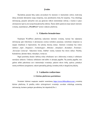 HIPERTEKSTINĖS SISTEMOS IR INTERNETINĖS TECHNOLOGIJOS. Paveikslėlis 3