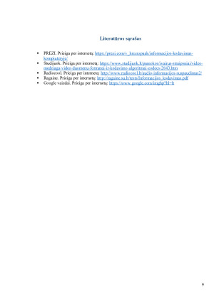 Informacijos kodavimo principai ir jų taikymas vaizdo bei garso išgavimui. Paveikslėlis 9